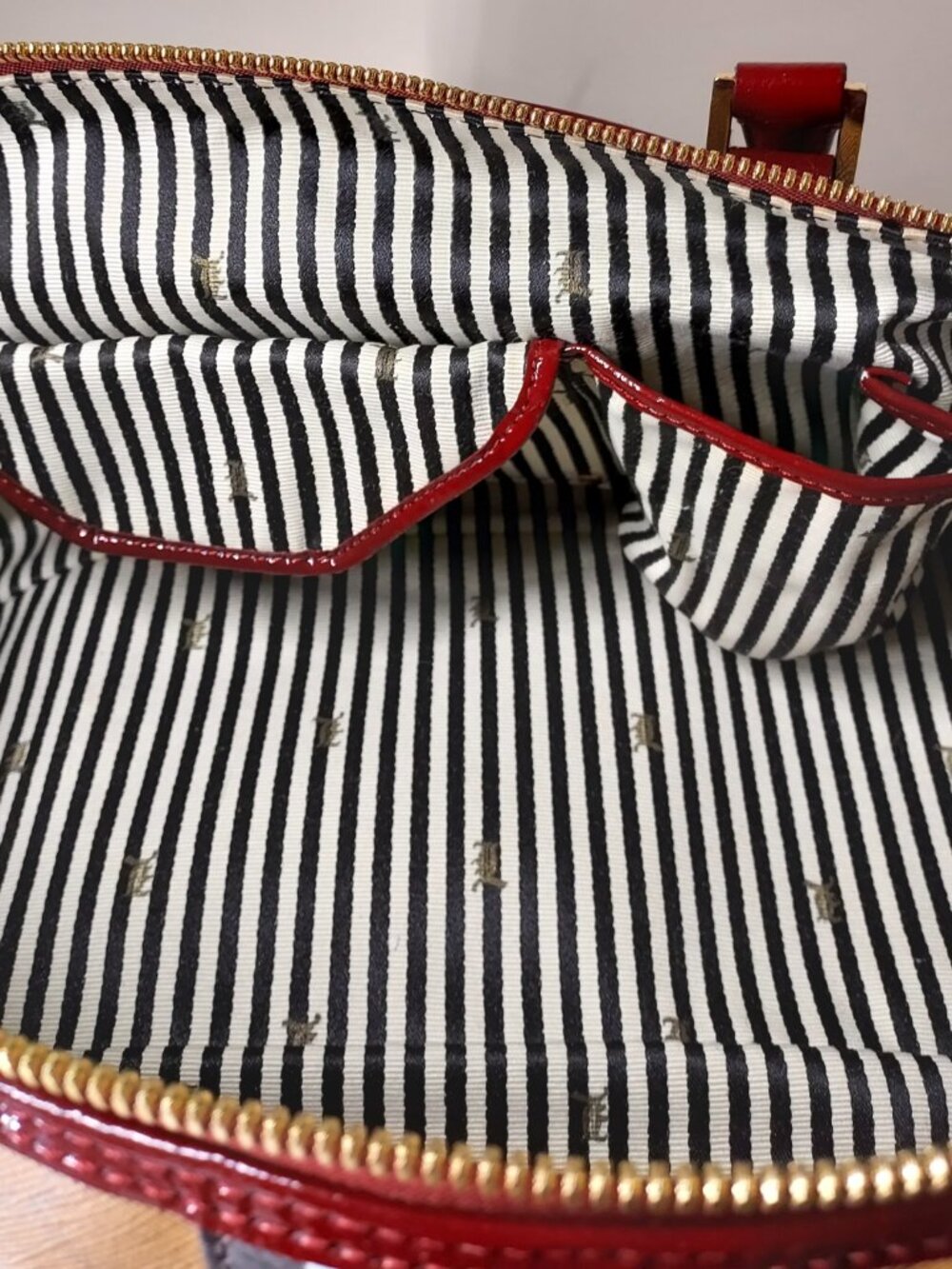 L.A.M.B. Gwen Stefani Burgundy Signature Satchel - NWOT - Picture 7 of 12